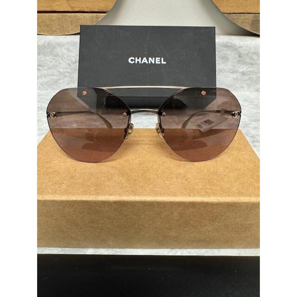 NEW | CHANEL | 4272T C3959T | 57 | GOLD | BROWN TO VIOLET GRADIENT